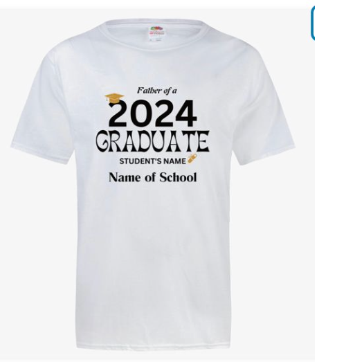 2024 Father Graduate T-shirt