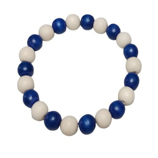 Blue and White Bracelet