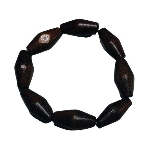 Brown bicone bracelet